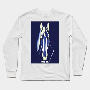 Horse Face Long Sleeve T-Shirt